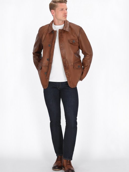 Herren Lederjacke