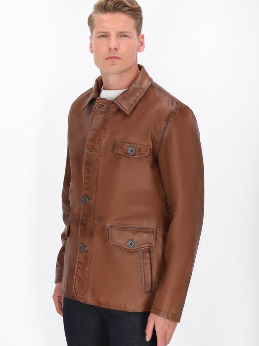 Herren Lederjacke