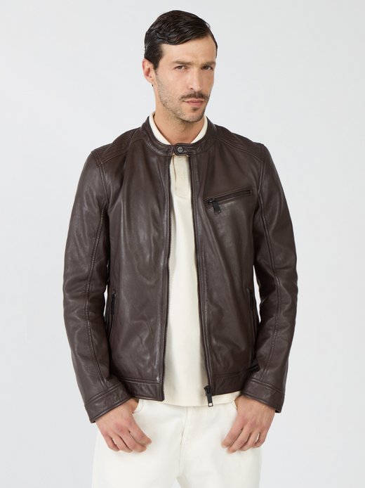 Herren Lederjacke