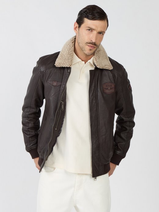 Herren Lederjacke