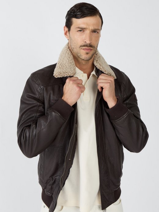 Herren Lederjacke