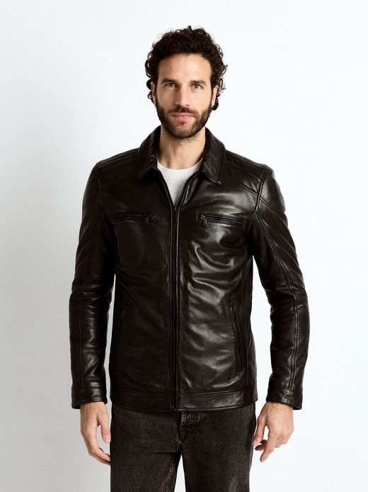 Herren Lederjacke