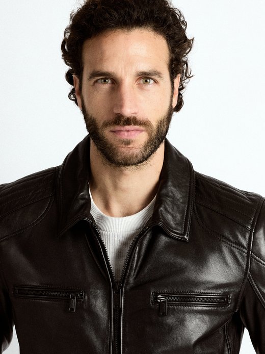 Herren Lederjacke