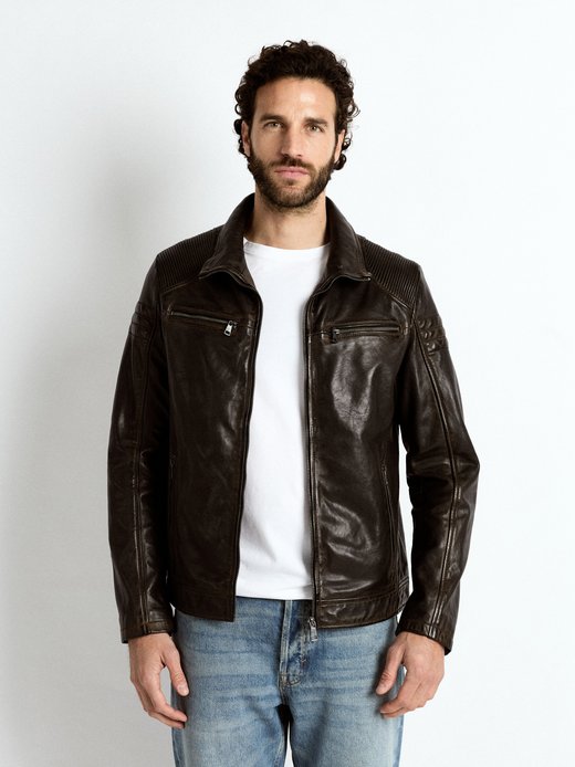 Herren Lederjacke