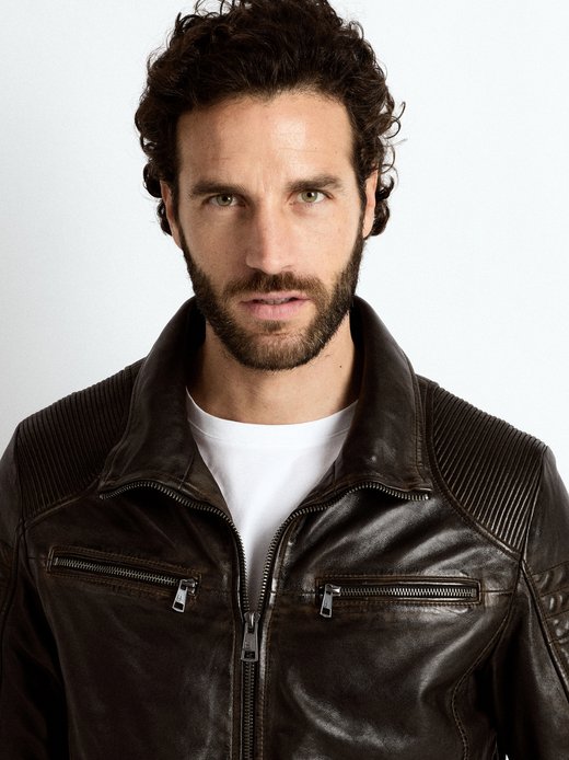 Herren Lederjacke