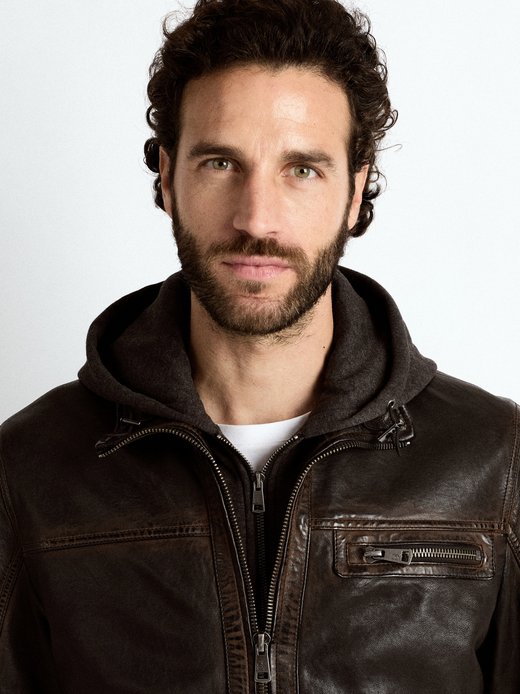 Herren Lederjacke