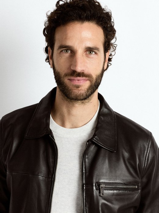 Herren Lederjacke