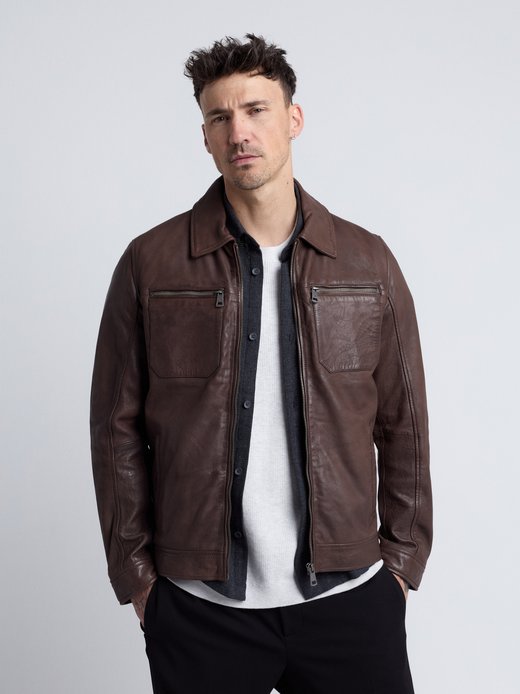 Herren Lederjacke