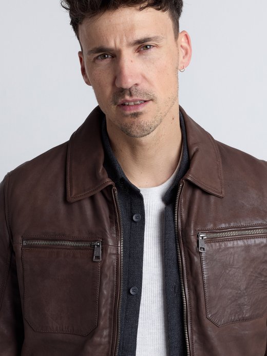 Herren Lederjacke