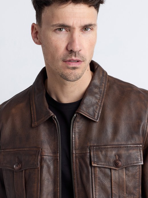 Herren Lederjacke