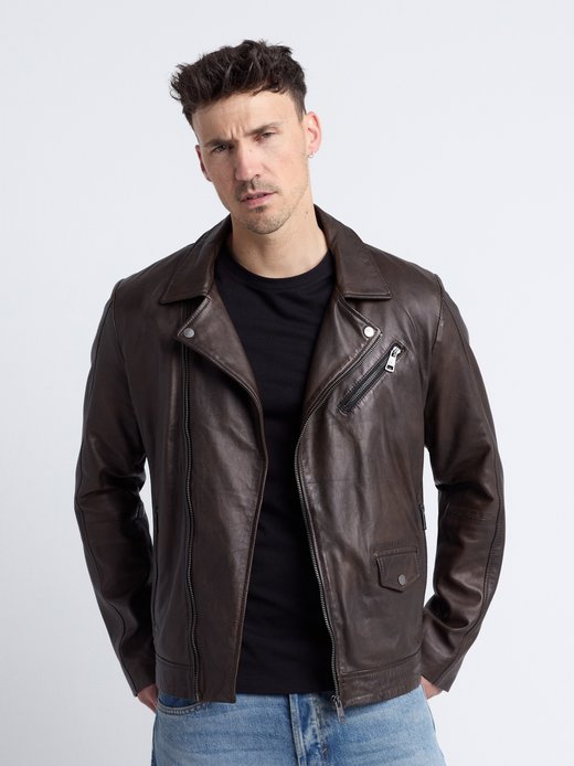 Herren Lederjacke