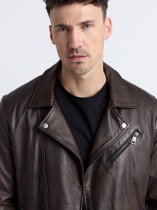 Herren Lederjacke