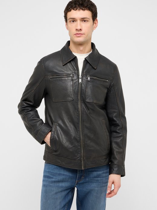 Herren Lederjacke