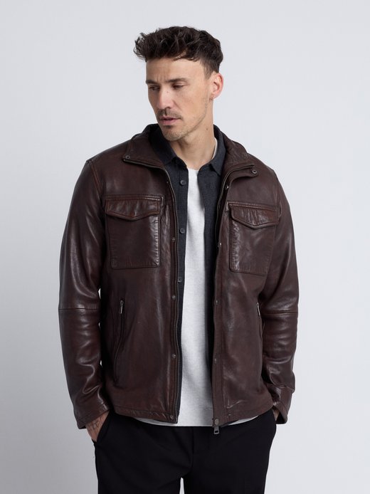 Herren Lederjacke