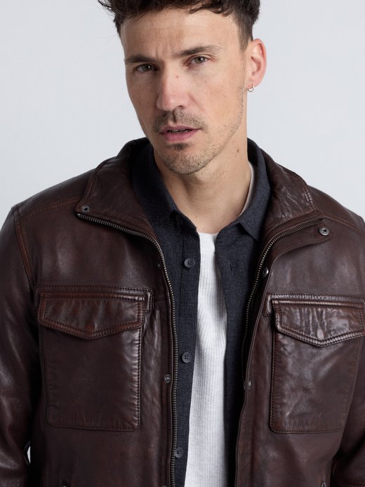 Herren Lederjacke