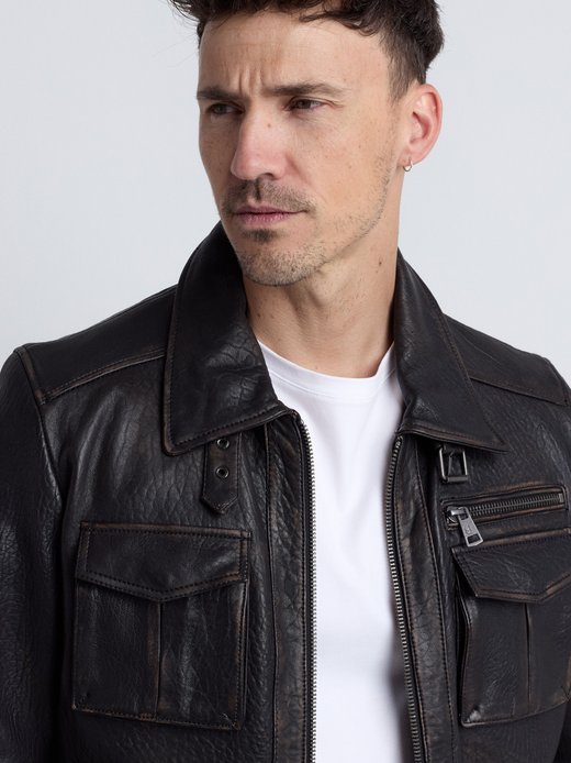 Herren Lederjacke