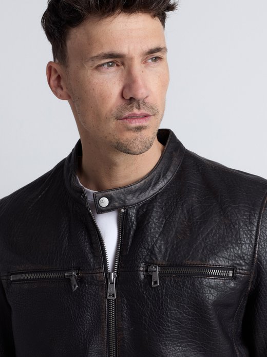 Herren Lederjacke