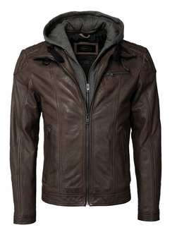Artikelbild Herren Lederjacke von JCC in braun uni