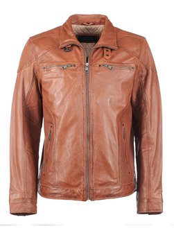 Artikelbild Herren Lederjacke von JCC in cognac uni