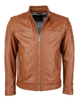 Artikelbild Herren Lederjacke von JCC in cognac uni
