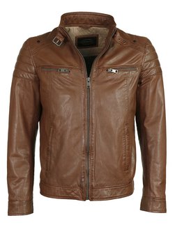 Artikelbild Herren Lederjacke von JCC in cognac uni