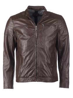 Artikelbild Herren Lederjacke von Maze in kastanie uni