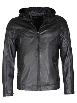 Artikelbild Herren Lederjacke von Maze in schwarz uni