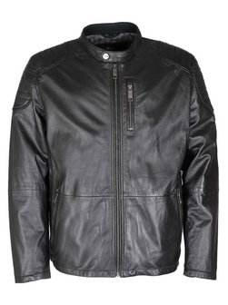 Artikelbild Herren Lederjacke von Maze in schwarz uni