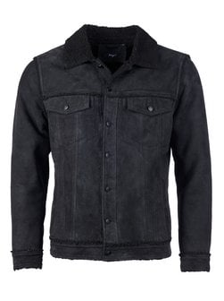 Artikelbild Herren Lederjacke von Maze in schwarz uni