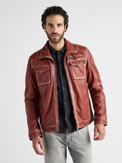 Herren Lederjacke