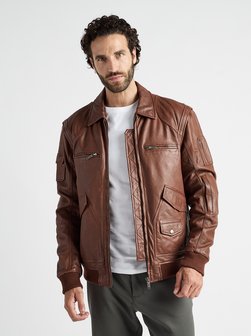 Herren Lederjacke