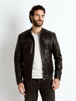 Herren Lederjacke