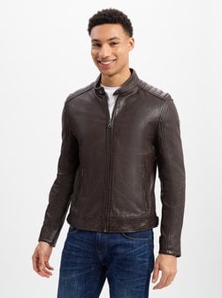 Artikelbild Herren Lederjacke von Mauritius in schoko uni