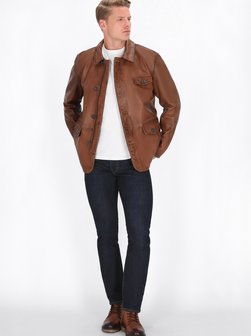Herren Lederjacke