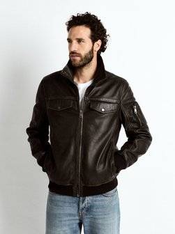 Herren Lederjacke