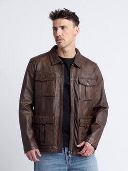 Herren Lederjacke