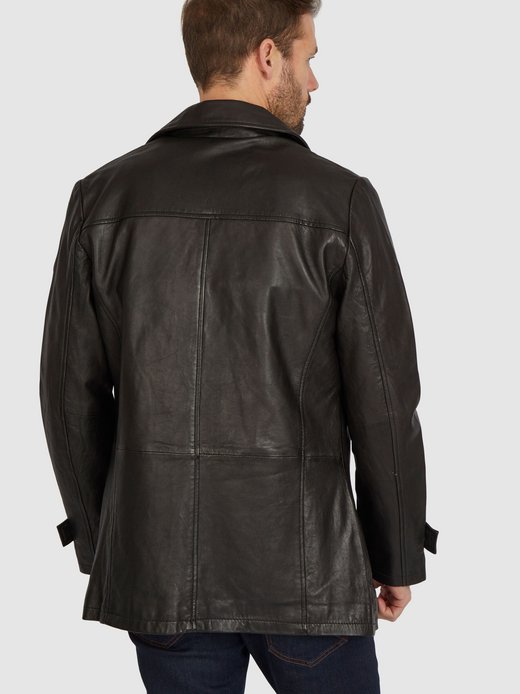 Herren Lederkurzmantel - BUPAOLO