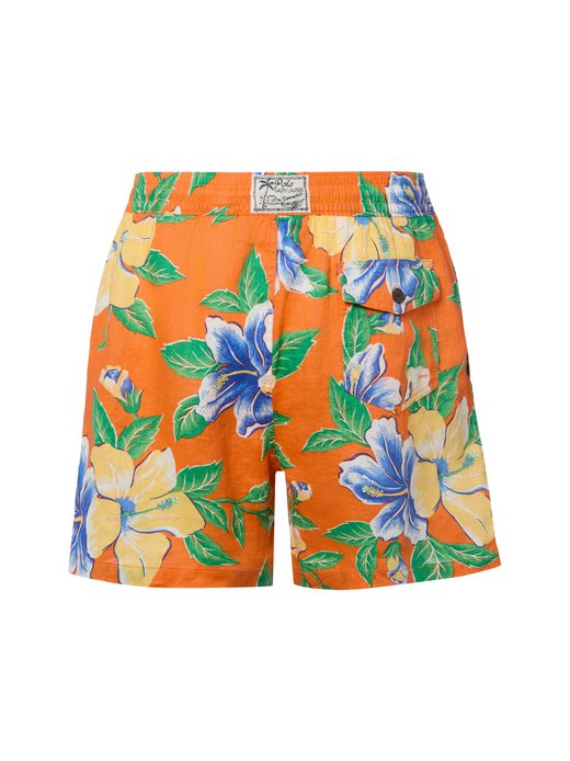 Herren Leinen-Badeshorts