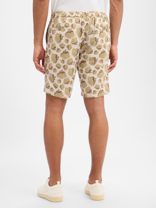 Herren Leinen-Mix-Shorts