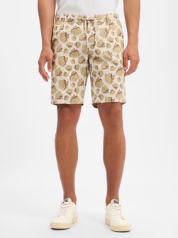 Herren Leinen-Mix-Shorts
