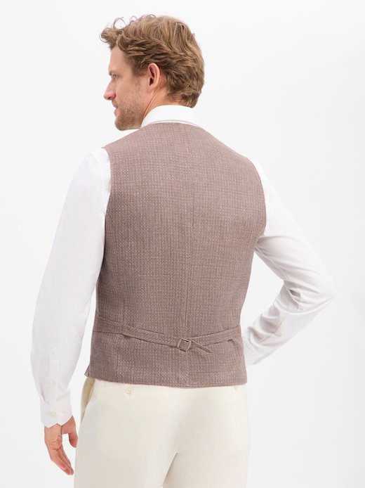 Herren Leinen-Weste mit Wolle - Mitch