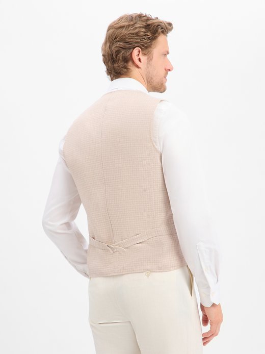 Herren Leinen-Weste mit Wolle - Mitch