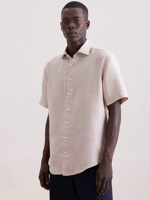 Herren Leinenhemd - Regular Fit