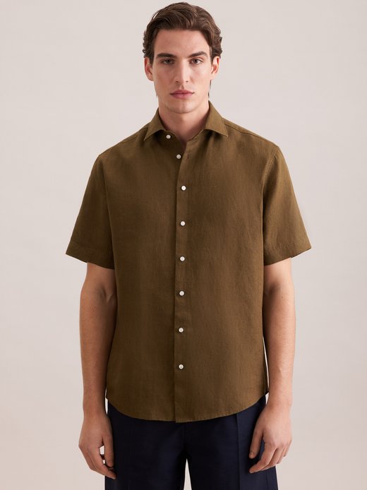 Herren Leinenhemd - Regular Fit