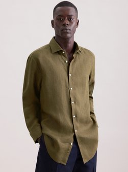 Herren Leinenhemd - Regular Fit