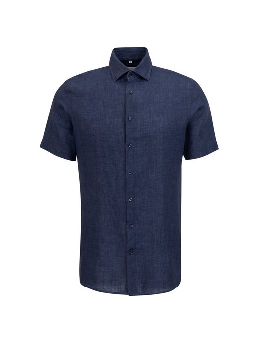 Herren Leinenhemd - Shaped Fit