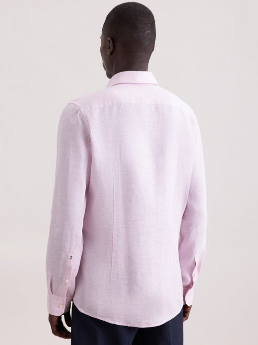 Herren Leinenhemd - Shaped Fit