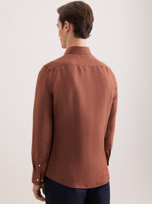 Herren Leinenhemd - Shaped Fit