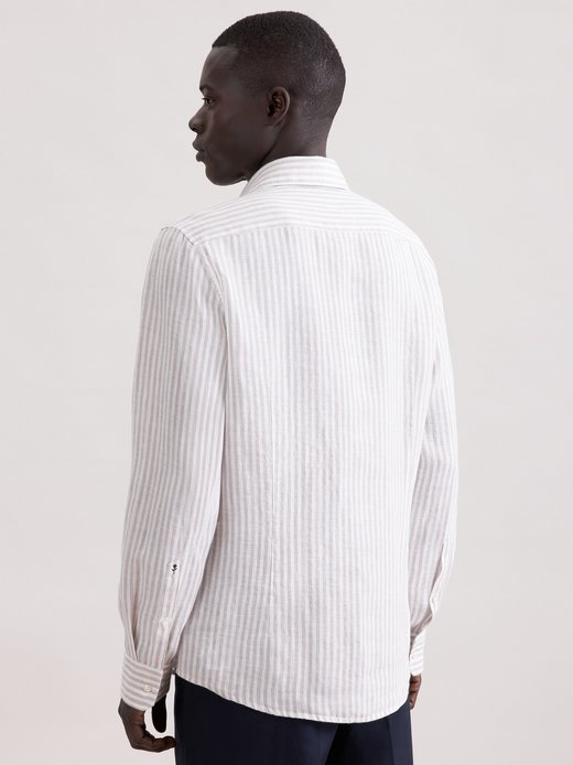 Herren Leinenhemd - Shaped Fit