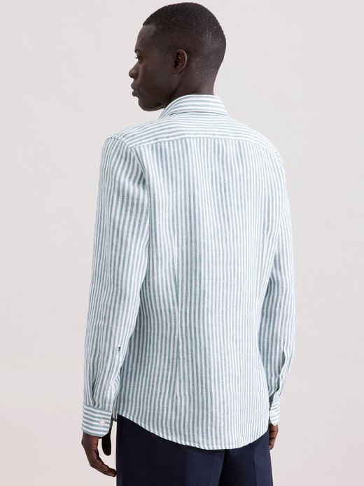 Herren Leinenhemd - Shaped Fit